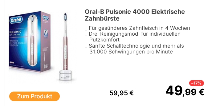 OralBPulsonic4000ElektrischeZahnbrste