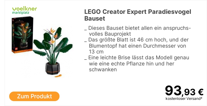 LEGOCreatorExpertParadiesvogelBauset