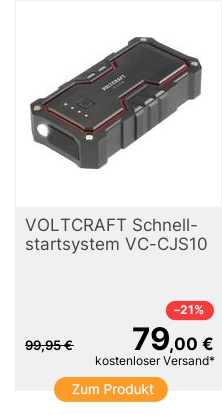 VOLTCRAFTSchnellstartsystemVCCJS10