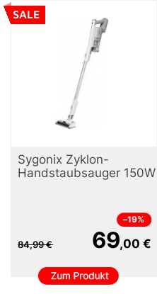 SygonixZyklonHandstaubsauger150W